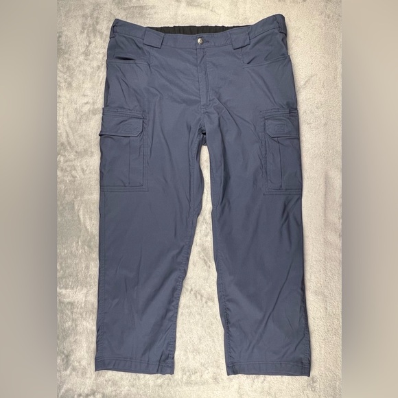 Duluth Trading Cargo Pants Mens 2XL 42x30 Blue Dry On the Fly Outdoor Hiking - Picture 1 of 10
